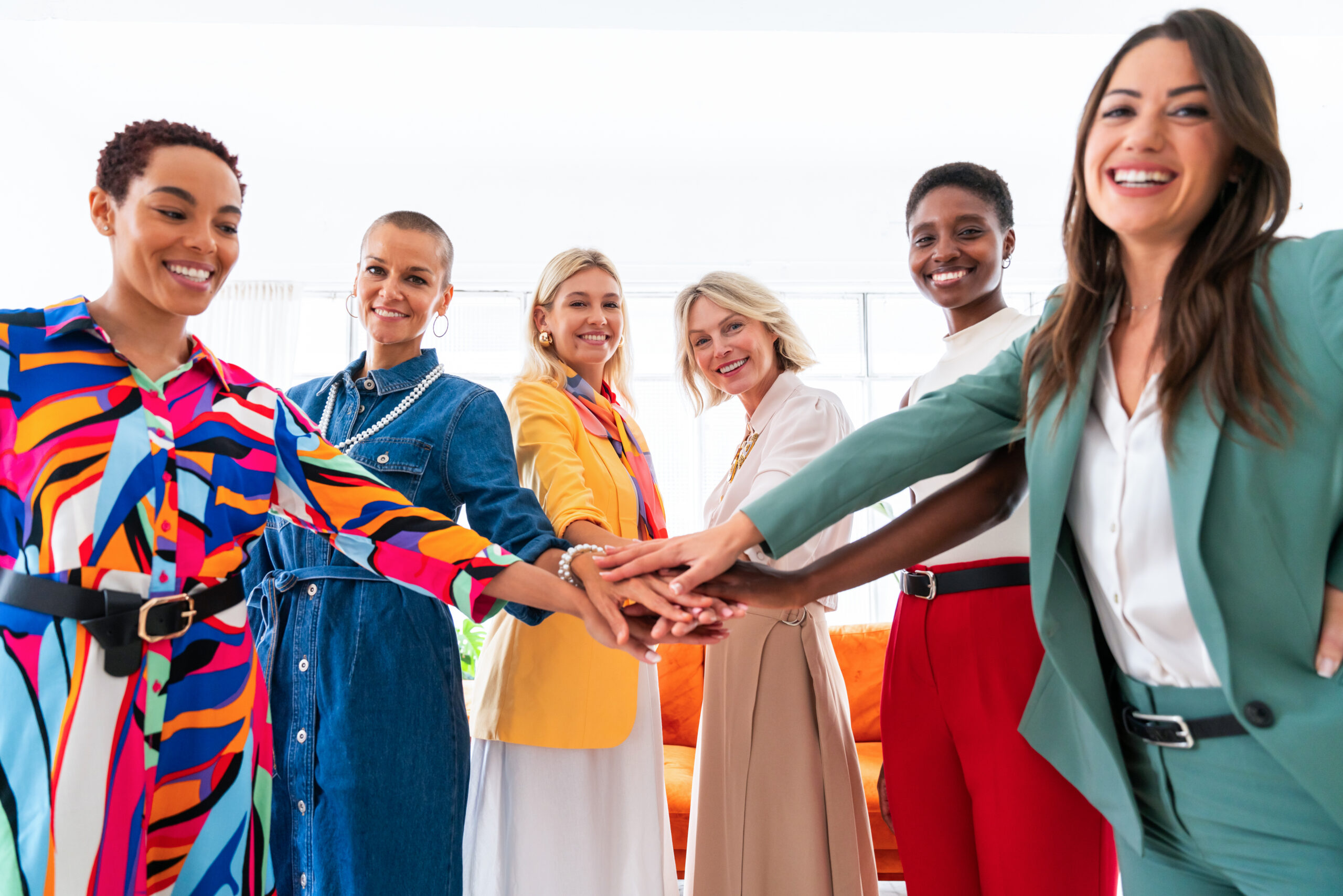 Group of businesswomen meeting in the office